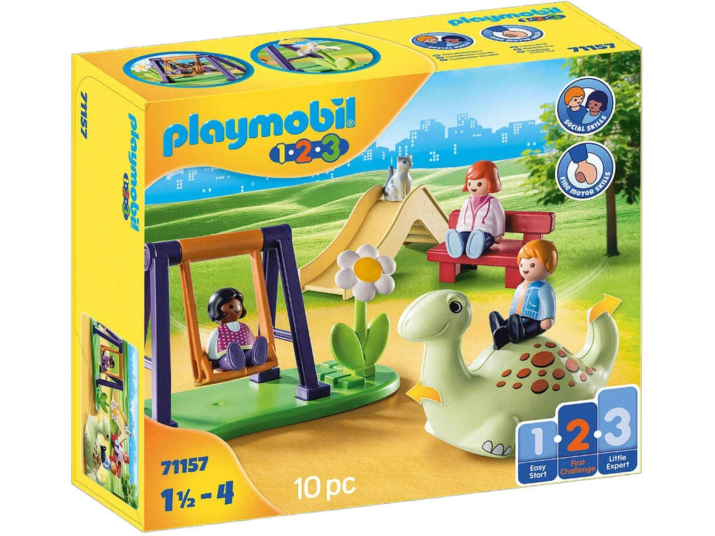 Playmobil 1.2.3 Parque Infantil 71157 1 Playmobil 1.2.3 Parque Infantil 71157