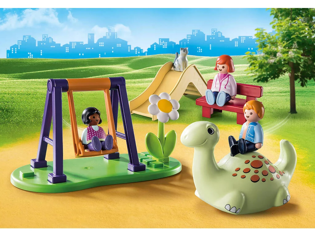 Playmobil 1.2.3 Parque Infantil 71157 3 Playmobil 1.2.3 Parque Infantil 71157 - Imagen 3