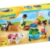 Playmobil 1.2.3 Diversión En La Granja 71158