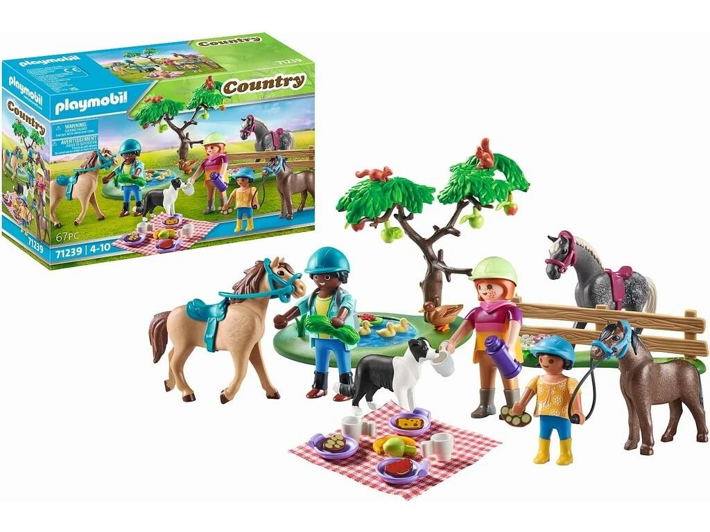 Playmobil Country Excursion De Picnic Con Caballos 71239 2 Playmobil Country Excursion De Picnic Con Caballos 71239 - Imagen 2