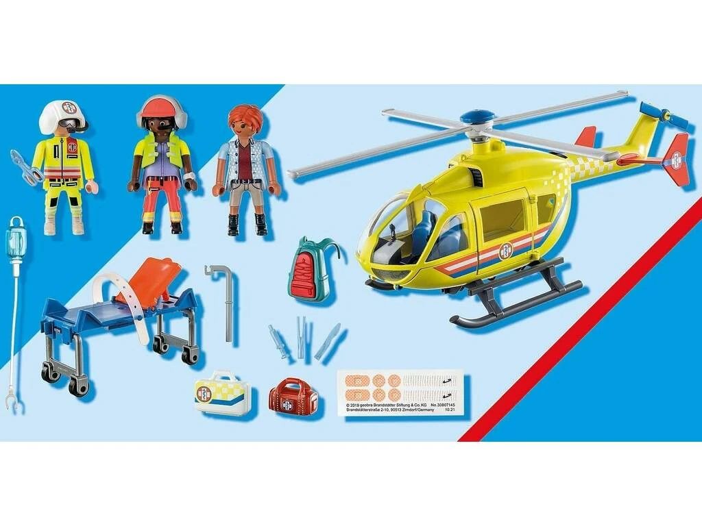 Playmobil City Life Helicoptero De Rescate 71203 5 Playmobil City Life Helicoptero De Rescate 71203 - Imagen 5