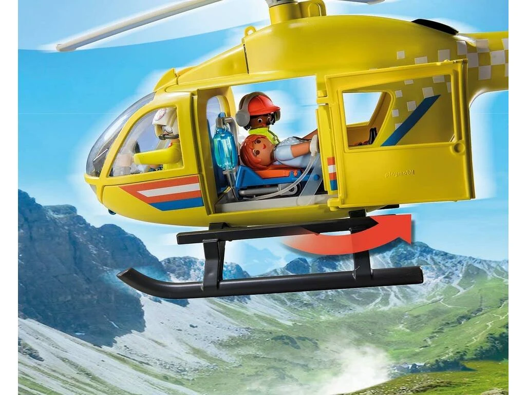 Playmobil City Life Helicoptero De Rescate 71203 6 Playmobil City Life Helicoptero De Rescate 71203 - Imagen 6
