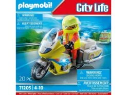 Playmobil City Life Moto De Emergencias Con Luz Intermitente 71205 -Juguetes Descuento Tienda 1999968566g02