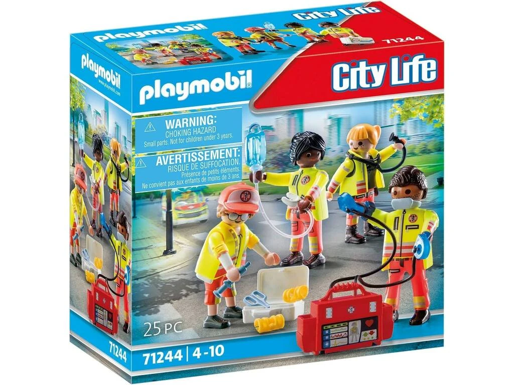 Playmobil City Life Equipo De Rescate 71244 1 Playmobil City Life Equipo De Rescate 71244