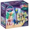 Playmobil Adventures Of Ayuma Cristal Y Moon Fairy Con Animales Del Alma 71236