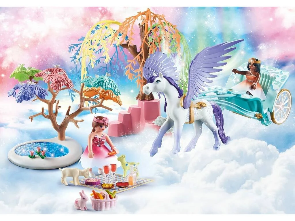 Playmobil Mundo Mágico Picnic Con Carruaje Pegaso 71246 2 Playmobil Mundo Mágico Picnic Con Carruaje Pegaso 71246 - Imagen 2