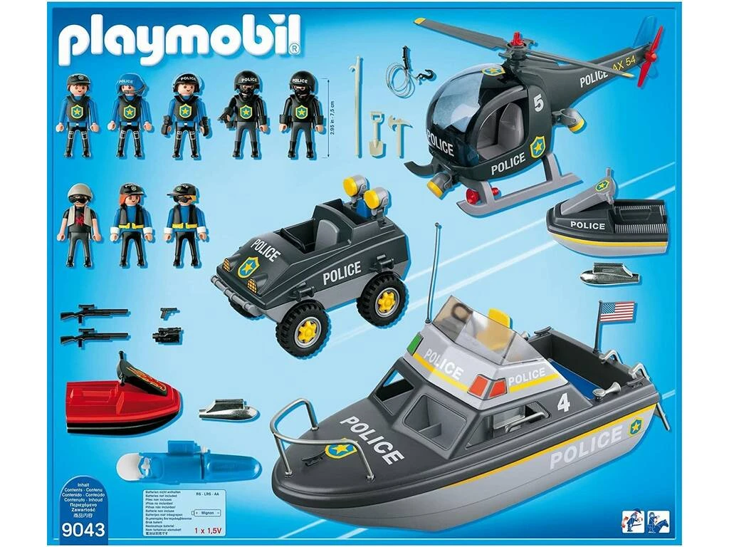 Playmobil Mega Set Fuerzas Especiales 9043 2 Playmobil Mega Set Fuerzas Especiales 9043 - Imagen 2