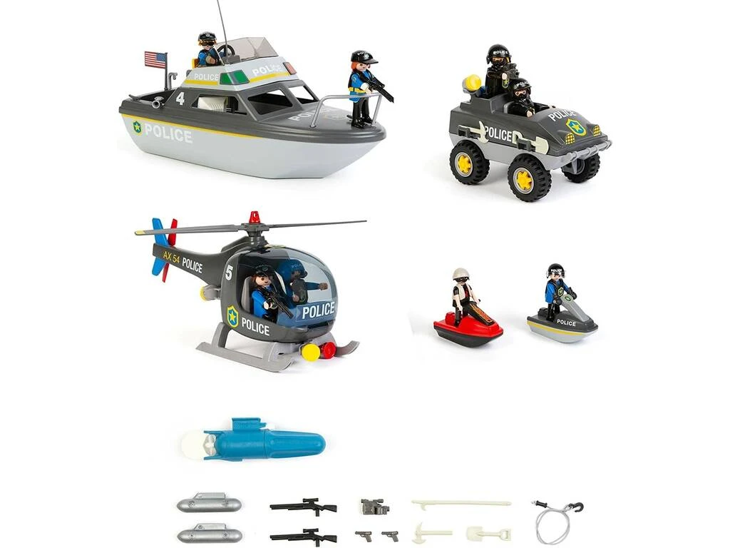 Playmobil Mega Set Fuerzas Especiales 9043 6 Playmobil Mega Set Fuerzas Especiales 9043 - Imagen 6