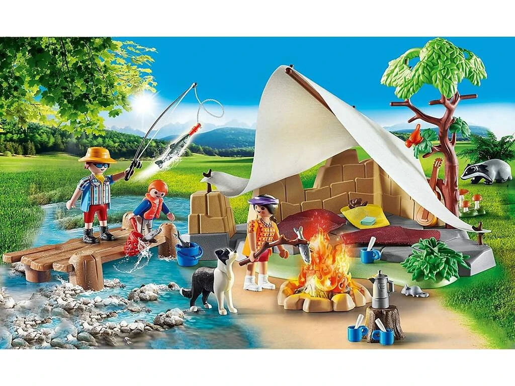 Playmobil Family Fun Familia De Acampada 70743 2 Playmobil Family Fun Familia De Acampada 70743 - Imagen 2