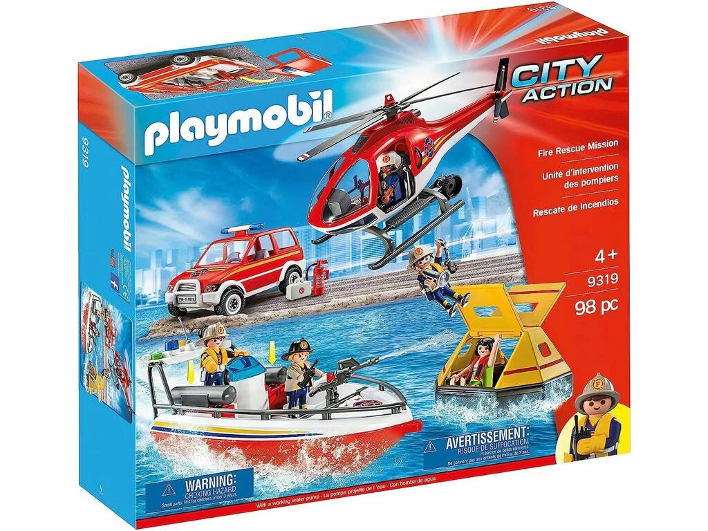 Playmobil Rescate De Incendios De Playmobil 9319 1 Playmobil Rescate De Incendios De Playmobil 9319