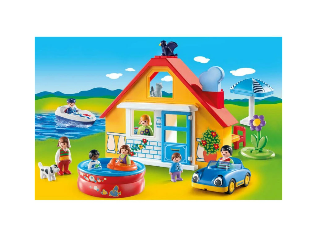 Playmobil 1,2,3 Casa De Vacaciones De Playmobil 9527 3 Playmobil 1,2,3 Casa De Vacaciones De Playmobil 9527 - Imagen 3
