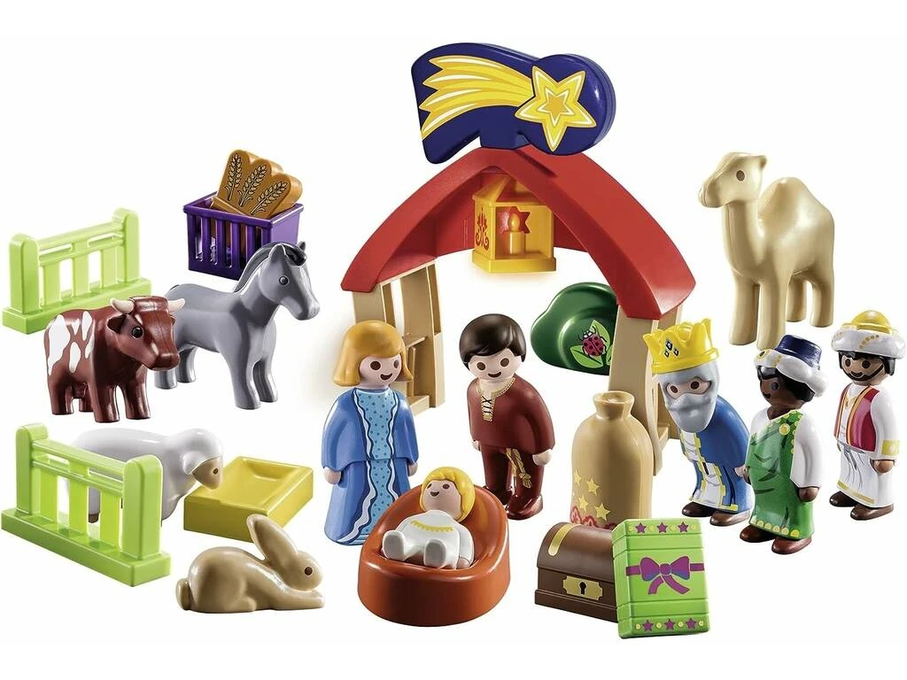 Playmobil 1,2,3 Mi Primer Belen De Playmobil 71140 2 Playmobil 1,2,3 Mi Primer Belen De Playmobil 71140 - Imagen 2