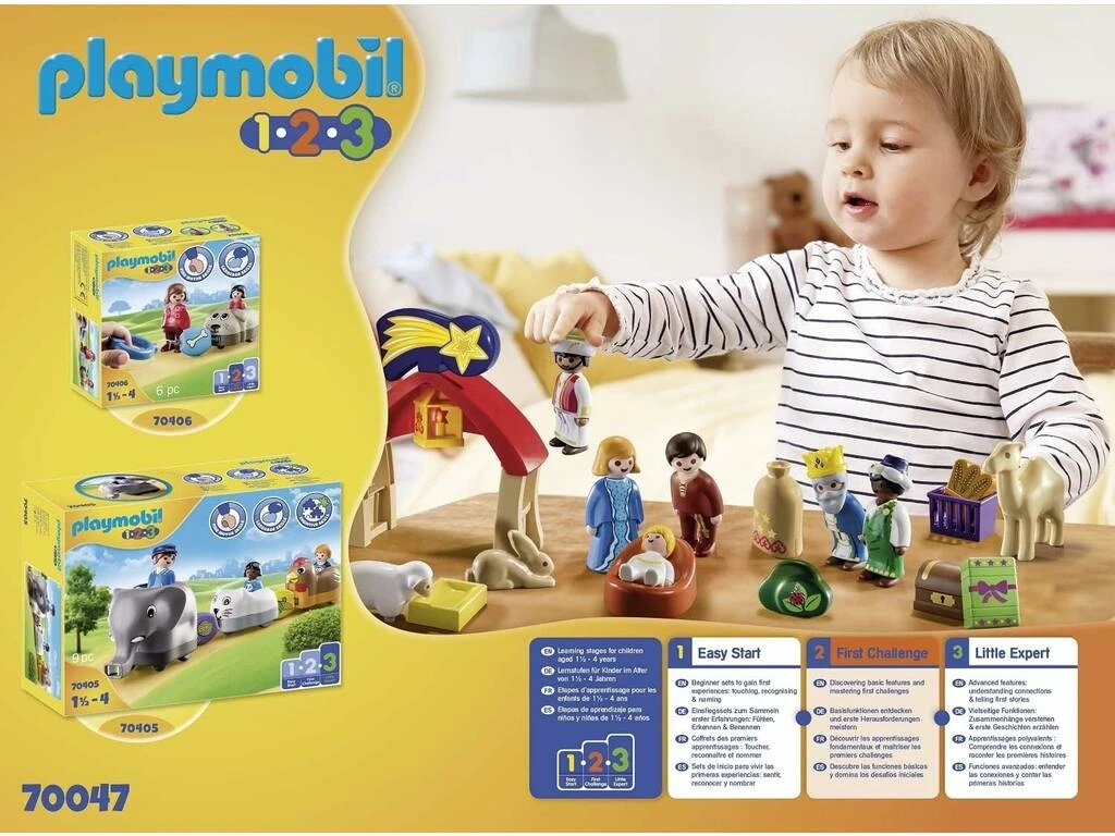 Playmobil 1,2,3 Mi Primer Belen De Playmobil 71140 4 Playmobil 1,2,3 Mi Primer Belen De Playmobil 71140 - Imagen 4