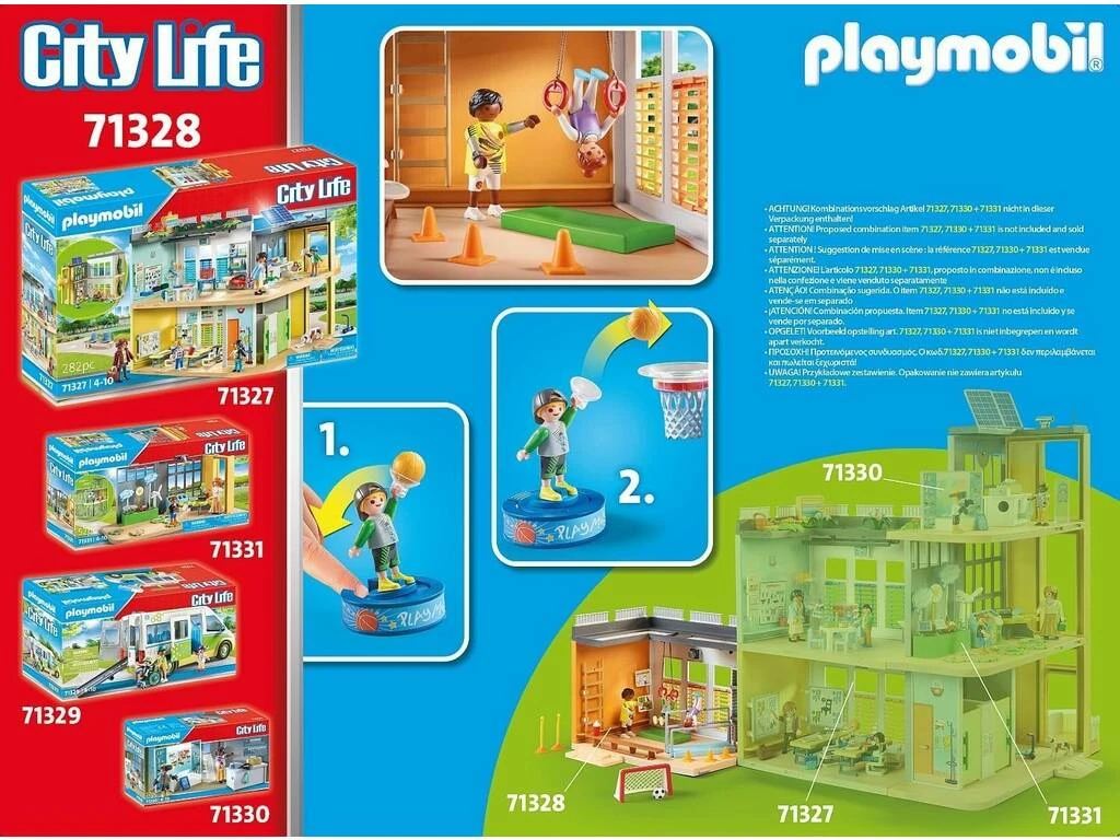 Playmobil City Life Gimnasio Extensión De Playmobil 71328 5 Playmobil City Life Gimnasio Extensión De Playmobil 71328 - Imagen 5