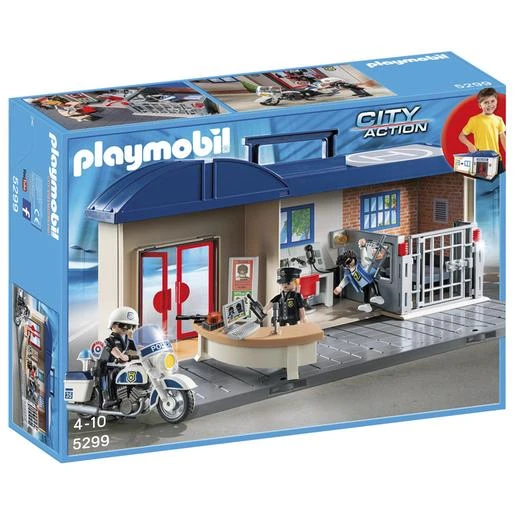 Playmobil - Estación De Policía Maletín - 5299 1 Playmobil - Estación De Policía Maletín - 5299