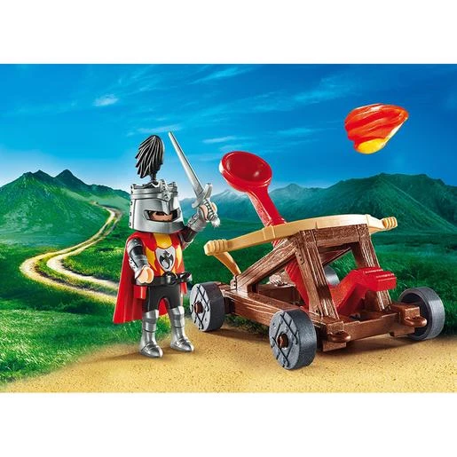 Playmobil - Maletín Catapulta De Caballero - 9106 2 Playmobil - Maletín Catapulta De Caballero - 9106 - Imagen 2