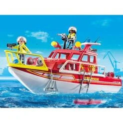 Playmobil - Barco De Bomberos - 70147 -Juguetes Descuento Tienda medias 179
