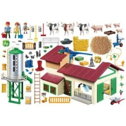Playmobil - Granja Con Silo - 70132 -Juguetes Descuento Tienda medias 202