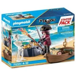 Playmobil - Pack Inicial De Pirata Con Bote De Remos Playmobil ㅤ