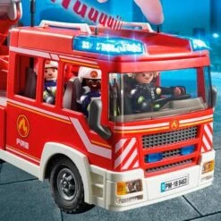 Playmobil - Camión De Bomberos Con Escalera - 9463 7 Playmobil - Camión De Bomberos Con Escalera - 9463 -Juguetes Descuento Tienda medias 27