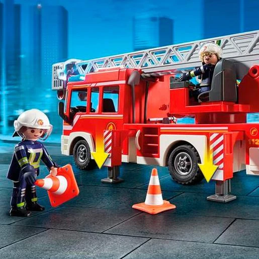 Playmobil - Camión De Bomberos Con Escalera - 9463 4 Playmobil - Camión De Bomberos Con Escalera - 9463 - Imagen 4