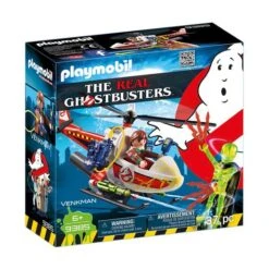 Playmobil - Cazafantasmas Venkman Con Helicóptero - 9385