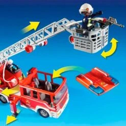 Playmobil - Camión De Bomberos Con Escalera - 9463 9 Playmobil - Camión De Bomberos Con Escalera - 9463 -Juguetes Descuento Tienda medias 29