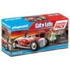 Playmobil - Starter Pack Coche Hot Rod Estilo Años 50 Playmobil City Life ㅤ