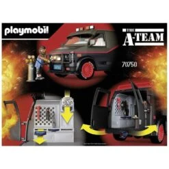 Playmobil - La Furgoneta Del Equipo A - 70750 -Juguetes Descuento Tienda medias 450