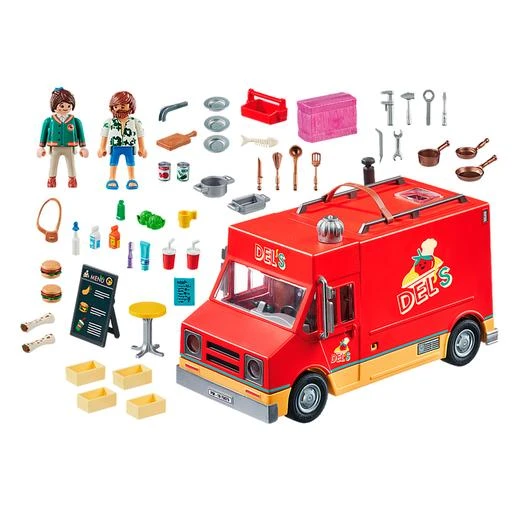 Playmobil - Food Truck Del's Playmobil The Movie - 70075 2 Playmobil - Food Truck Del's Playmobil The Movie - 70075 - Imagen 2