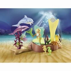 Playmobil - Cala De Sirenas Con Cúpula Iluminada 70094 -Juguetes Descuento Tienda medias 480