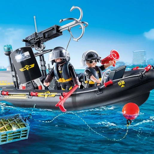 Playmobil - Lancha De Las Fuerzas Especiales - 9362 3 Playmobil - Lancha De Las Fuerzas Especiales - 9362 - Imagen 3