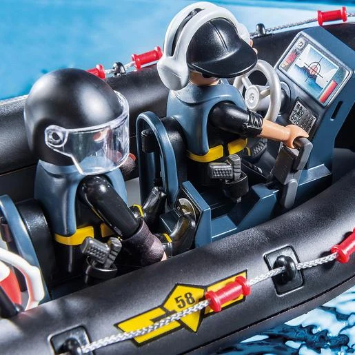 Playmobil - Lancha De Las Fuerzas Especiales - 9362 6 Playmobil - Lancha De Las Fuerzas Especiales - 9362 - Imagen 6