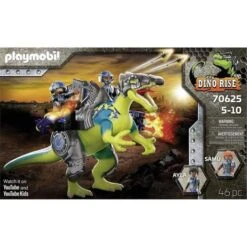 Playmobil - Dino Rise Spinosaurio: Doble Poder De Defensa 70625