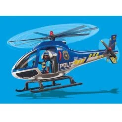 Playmobil - Helicóptero De Policía: Persecución En Paracaídas - 70569 -Juguetes Descuento Tienda medias 636