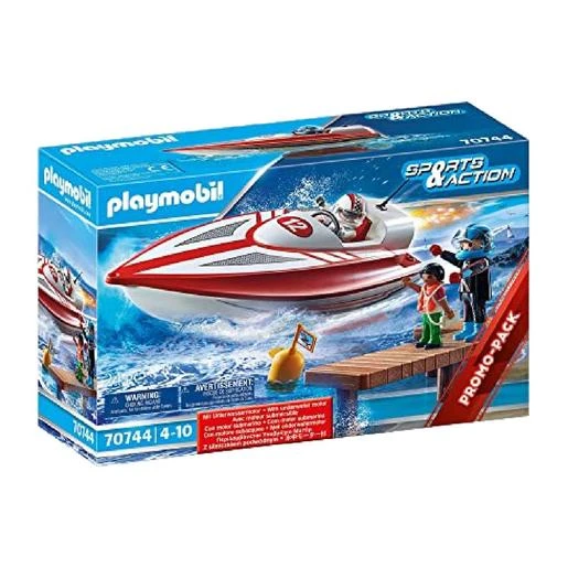 Playmobil - Lancha Rápida Con Motor Sumergible - 70744 1 Playmobil - Lancha Rápida Con Motor Sumergible - 70744