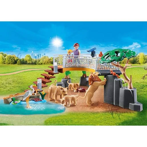 Playmobil - Recinto Exterior De Leones - 70343 2 Playmobil - Recinto Exterior De Leones - 70343 - Imagen 2
