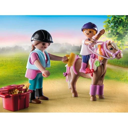 Playmobil - Playmobil Pack Inicial De Construcción Y Cuidado De Caballos ㅤ 2 Playmobil - Playmobil Pack Inicial De Construcción Y Cuidado De Caballos ㅤ - Imagen 2