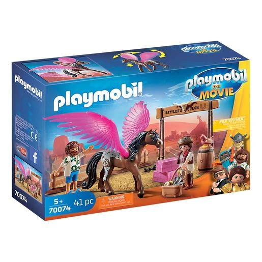 Playmobil - Marla, Del Y Caballo Con Alas Playmobil The Movie - 70074 1 Playmobil - Marla, Del Y Caballo Con Alas Playmobil The Movie - 70074