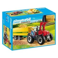 Playmobil - Tractor Con Remolque - 70131