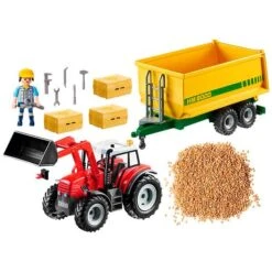Playmobil - Tractor Con Remolque - 70131 -Juguetes Descuento Tienda medias 848
