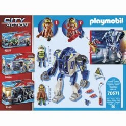 Playmobil - Robot Policía: Operación Especial -Juguetes Descuento Tienda medias 886