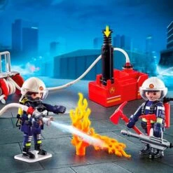 Playmobil - Bomberos Con Bomba De Agua - 9468 -Juguetes Descuento Tienda medias 913