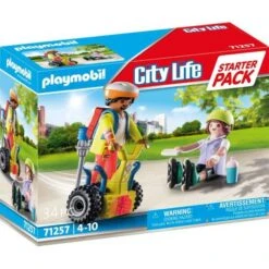 Playmobil - Pack Inicial De Rescate Con Balance Racer