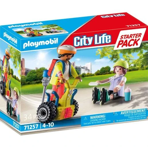 Playmobil - Pack Inicial De Rescate Con Balance Racer 1 Playmobil - Pack Inicial De Rescate Con Balance Racer