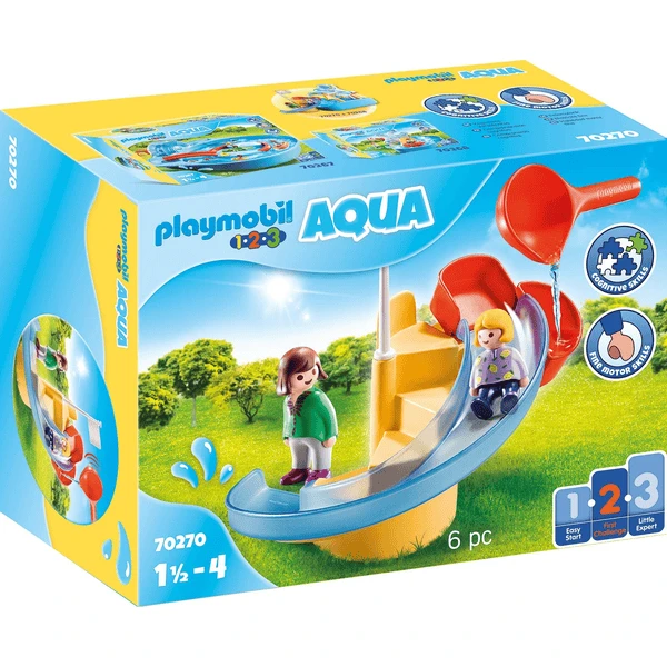 PLAYMOBIL ® 1 2 3 AQUA Tobogán De Agua 70270 1 PLAYMOBIL ® 1 2 3 AQUA Tobogán De Agua 70270