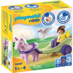 PLAYMOBIL ® 1 2 3 Carroza De Unicornio Con Hada -Juguetes Descuento Tienda playmobil 1 2 3 carroza de unicornio con hada a294035 3