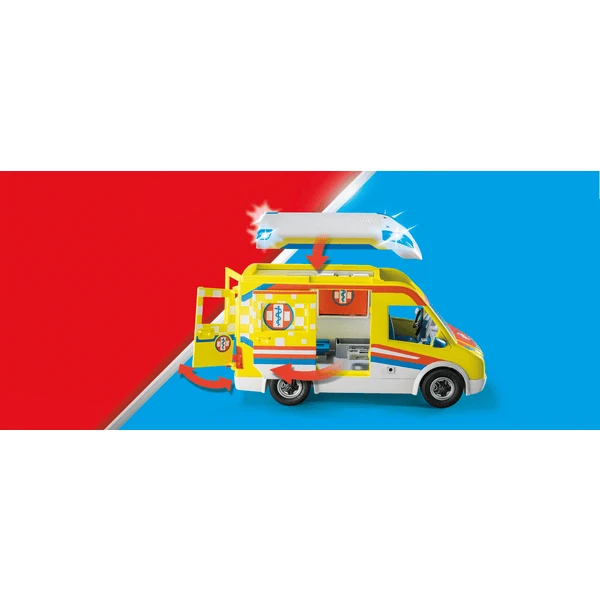 PLAYMOBIL® Ambulancia Con Luz Y Sonido 4 PLAYMOBIL® Ambulancia Con Luz Y Sonido - Imagen 4