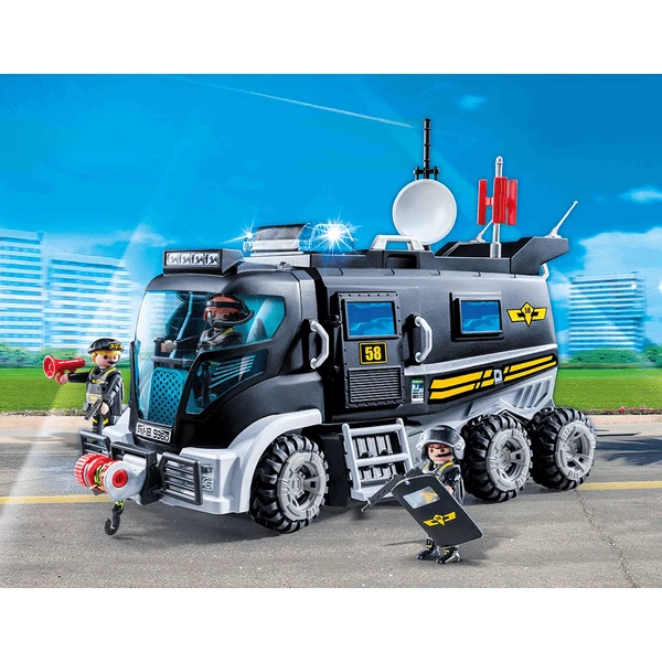 PLAYMOBIL® City Action Camión Del Comando De Operaciones Especiales Con Luz Y Sonido 9360 2 PLAYMOBIL® City Action Camión Del Comando De Operaciones Especiales Con Luz Y Sonido 9360 - Imagen 2