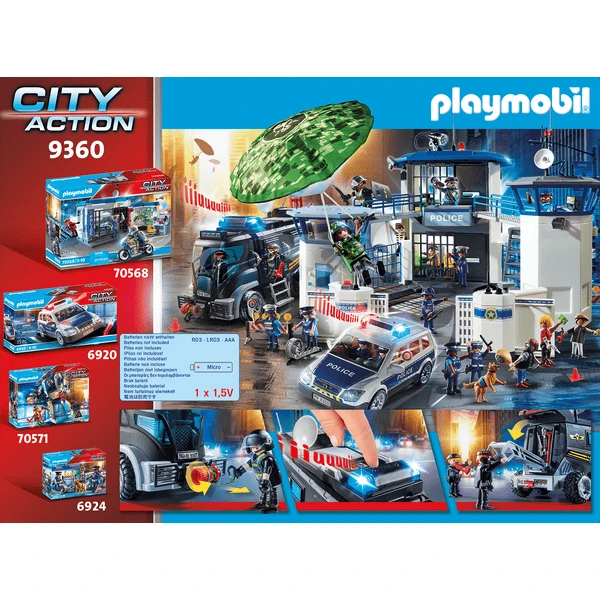 PLAYMOBIL® City Action Camión Del Comando De Operaciones Especiales Con Luz Y Sonido 9360 4 PLAYMOBIL® City Action Camión Del Comando De Operaciones Especiales Con Luz Y Sonido 9360 - Imagen 4